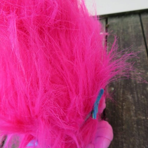 Dreamworks Trolls POPPY Large 18" Stuffed Animal Plush Pink Troll Doll - Picture 10 of 10